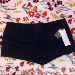Urban Outfitters Low Rise Black Cargo Shorts